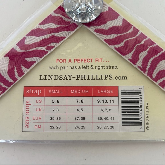 LINDSAY PHILLIPS SWITCH FLOPS NWT SIZE LARGE 9/10/11 - Picture 11 of 11